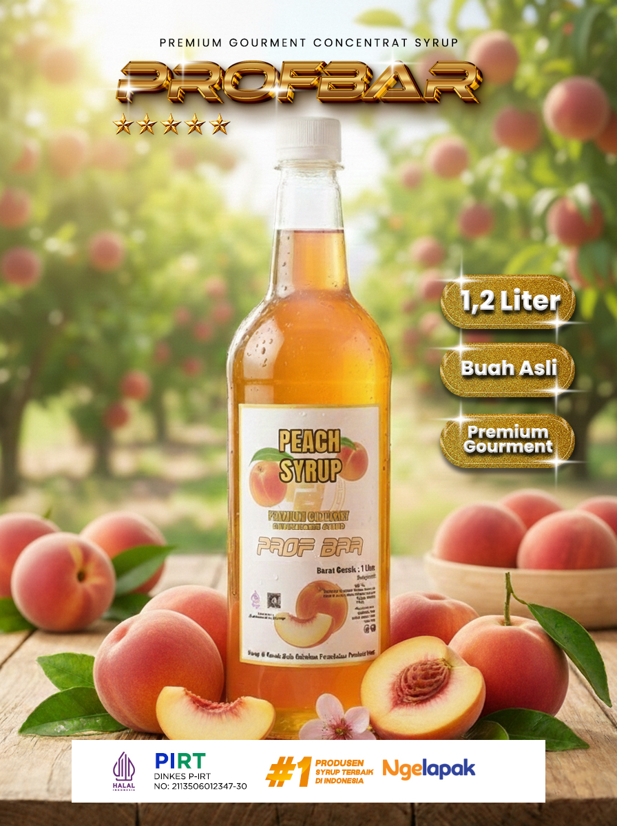 PROFBAR - Concentrat Syrup Peach 1,2 Liter