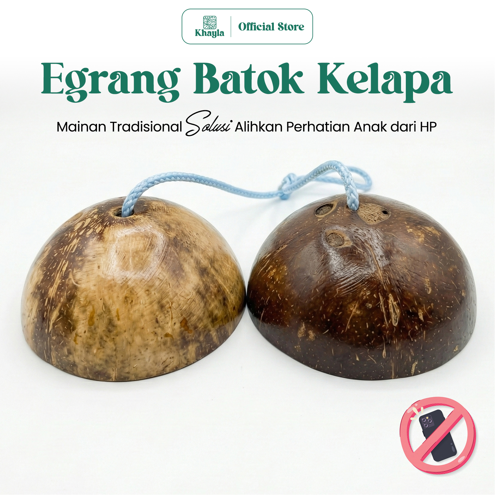 Egrang Tempurung / Batok Kelapa - Gambar 2