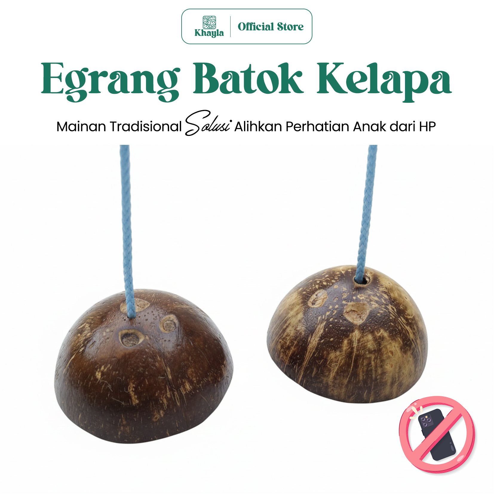 Egrang Tempurung / Batok Kelapa - Gambar 3