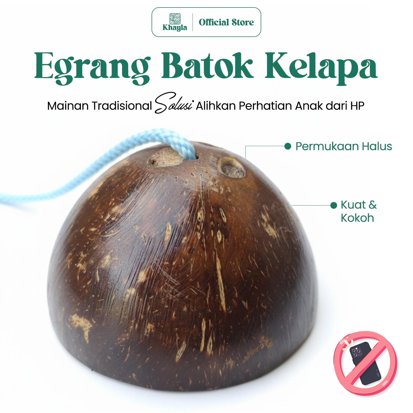 Egrang Tempurung / Batok Kelapa - Gambar 4