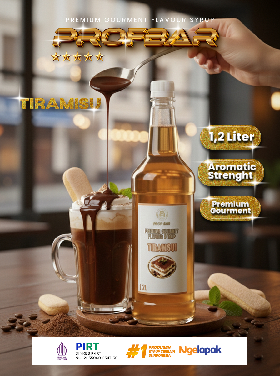 PROFBAR - Syrup Tiramisu 1,2 Liter Non Alkohol - Gambar 3