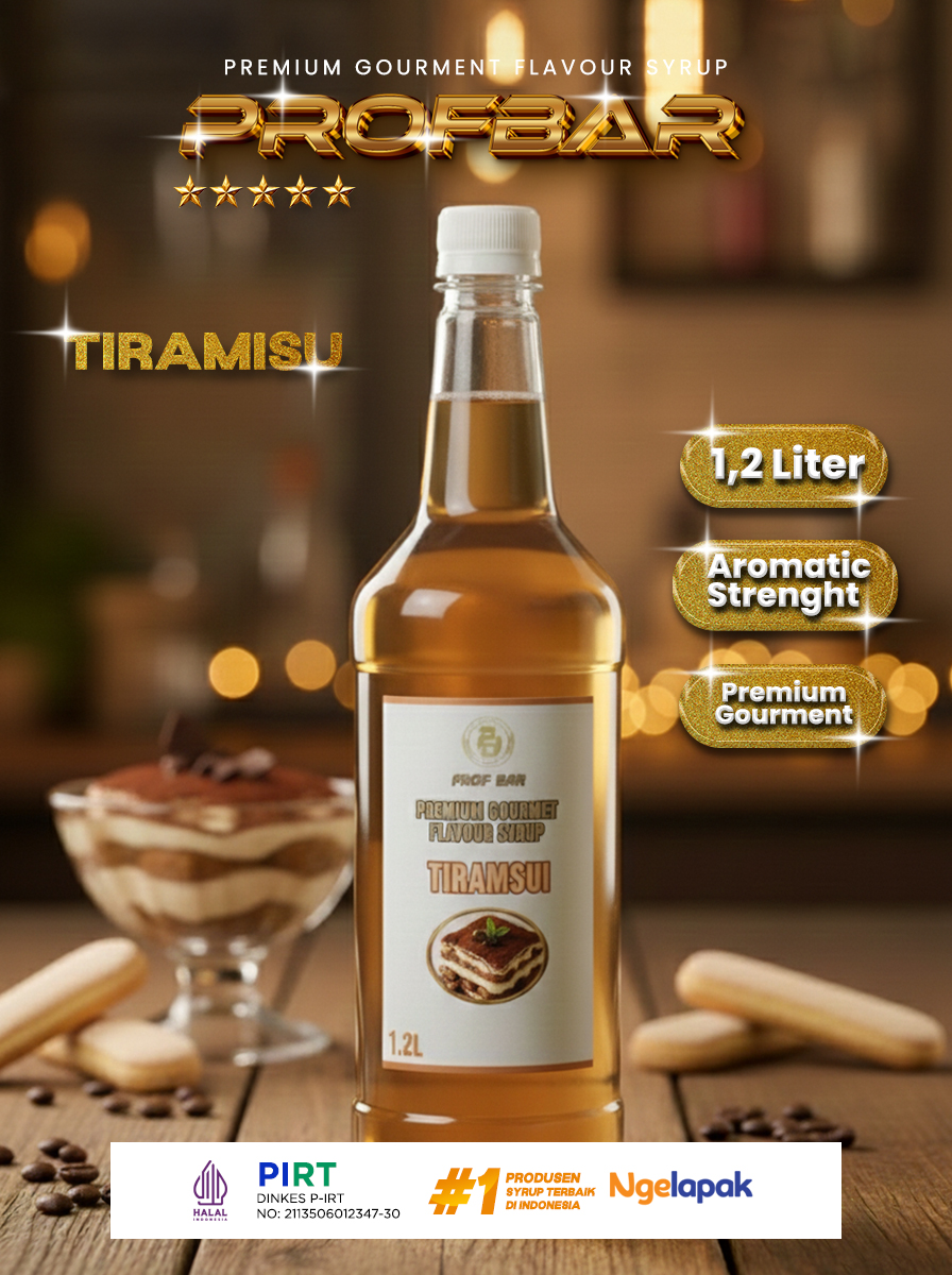 PROFBAR - Syrup Tiramisu 1,2 Liter Non Alkohol